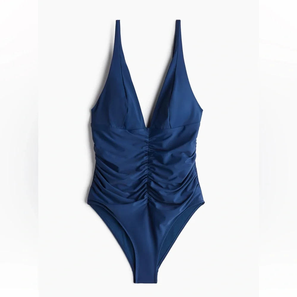 NWT Blue One-Piece Swimsuit - Picture 4 of 7